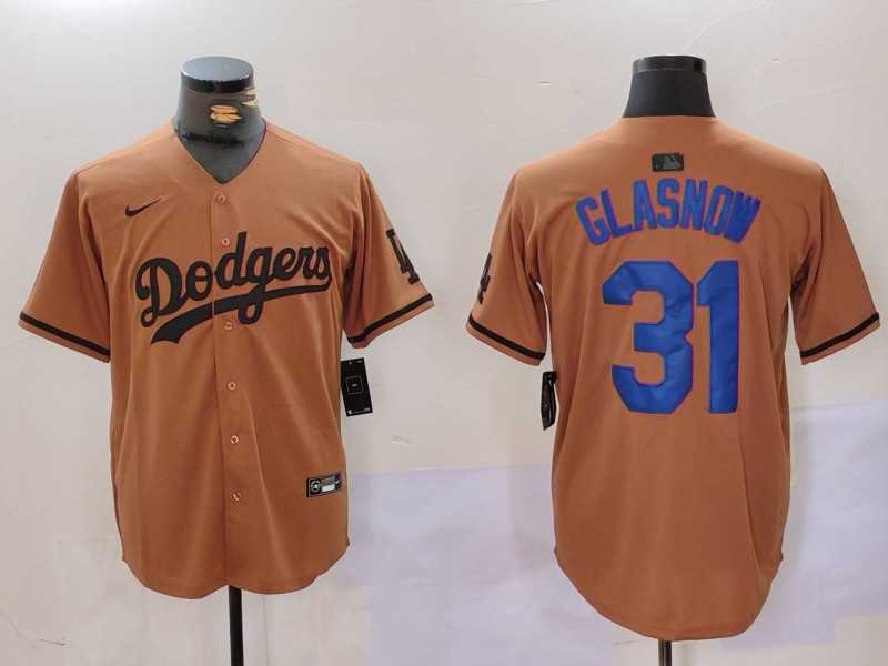 Men%27s Los Angeles Dodgers #31 Tyler Glasnow Olive Cool Base Limited Stitched Jersey->los angeles dodgers->MLB Jersey